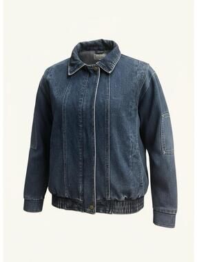 Denim VTG Bomber Jacket - Y2K